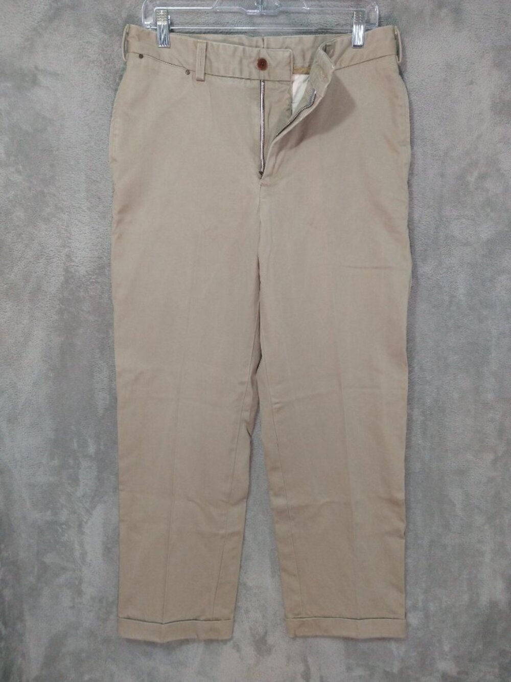 Bills Khakis Model 2 Cramerton Pants Mens 33 Khaki Classic Fit Cuffed M2 USA